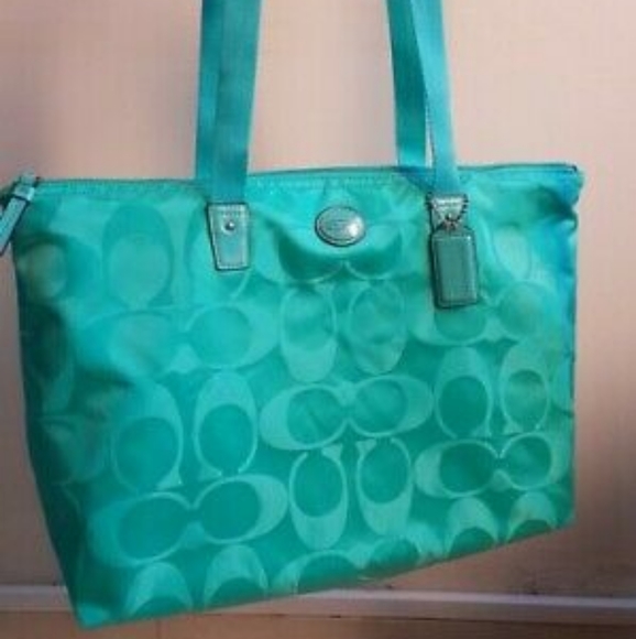 Coach Signature Tote - Picture 2 of 2